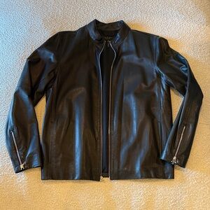 rag & bone Men's Black Leather Jacket